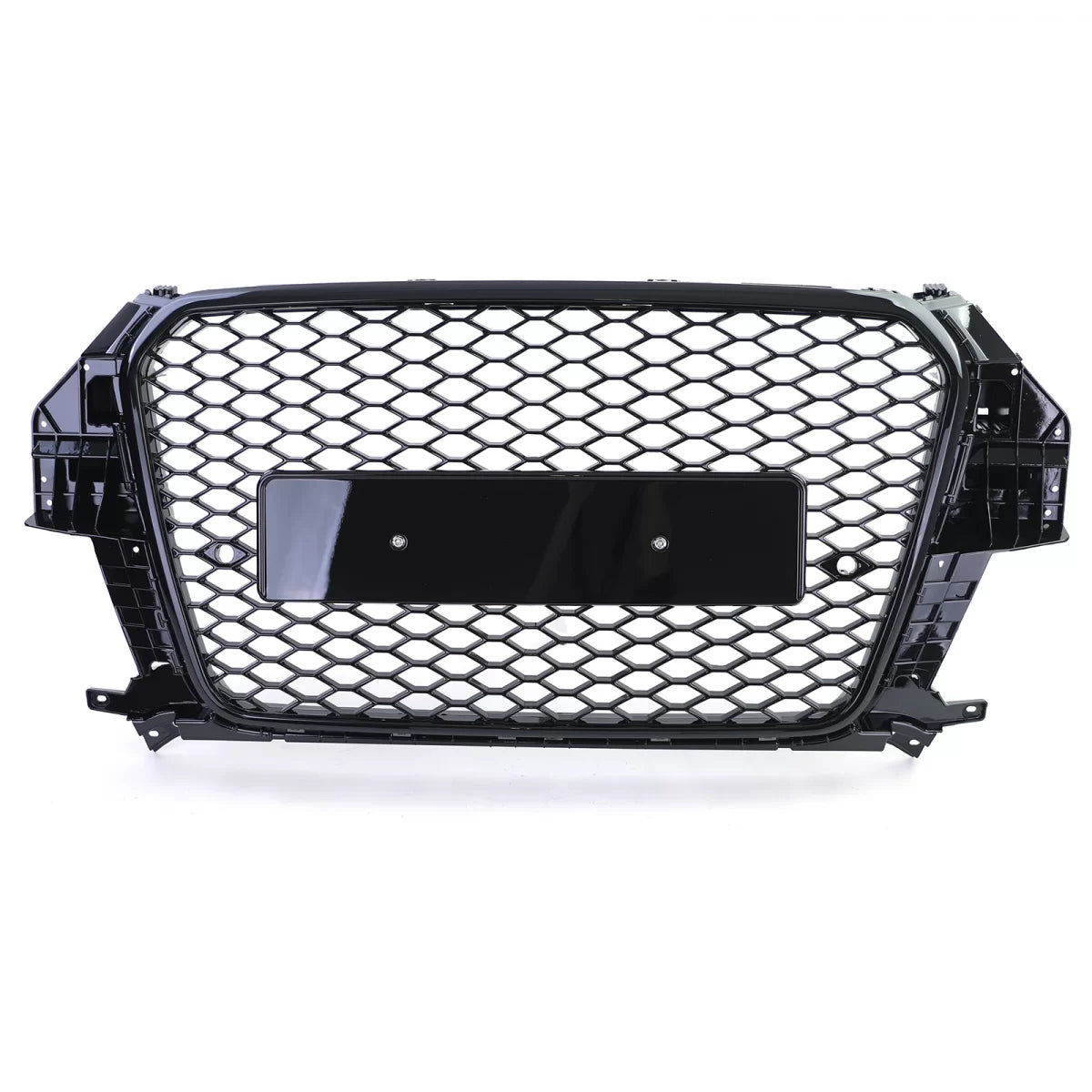 Griglia Sportiva Nido D'ape Anteriore Nero Lucido per Audi Q3 8U 11-15