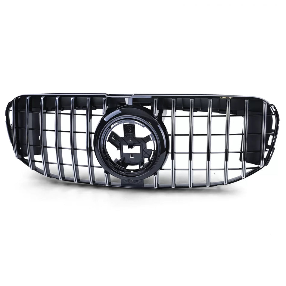 Griglia Sportiva Anteriore Nera Lucida con Cromature per Mercedes GLS X167 2019
