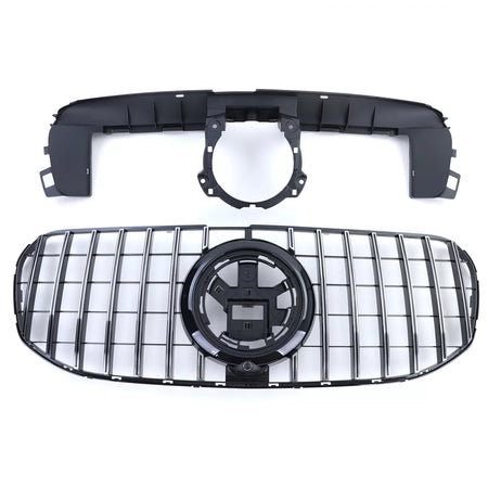 Griglia Sportiva Anteriore Nera Lucida con Cromature per Mercedes GLS X167 2019