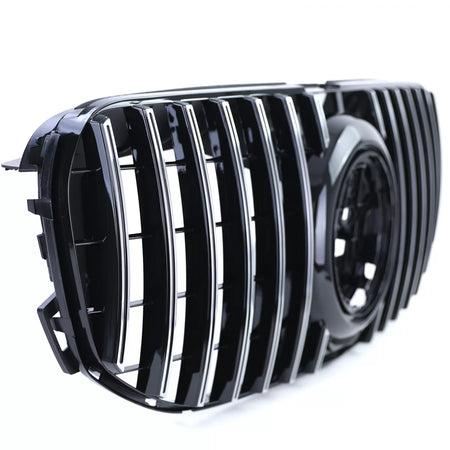 Griglia Sportiva Anteriore Nera Lucida con Cromature per Mercedes GLS X167 2019