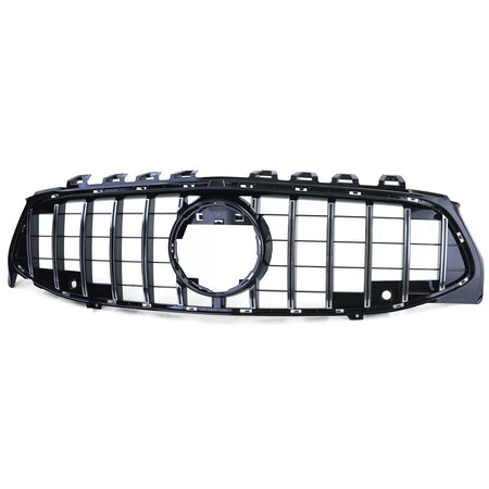 Griglia Radiatore Sportiva Nera Lucida con Cromature per Mercedes CLA X118 (dal