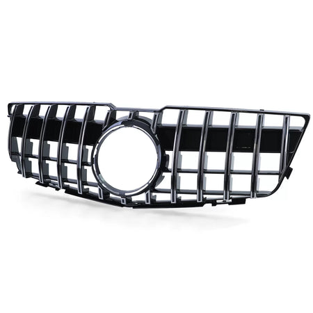 Griglia Radiatore Sportiva Nero Lucido Cromata per Mercedes GLK X204 08-12