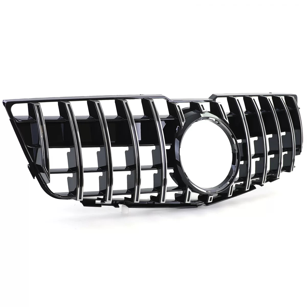 Griglia Radiatore Sportiva Nero Lucido Cromata per Mercedes GLK X204 08-12