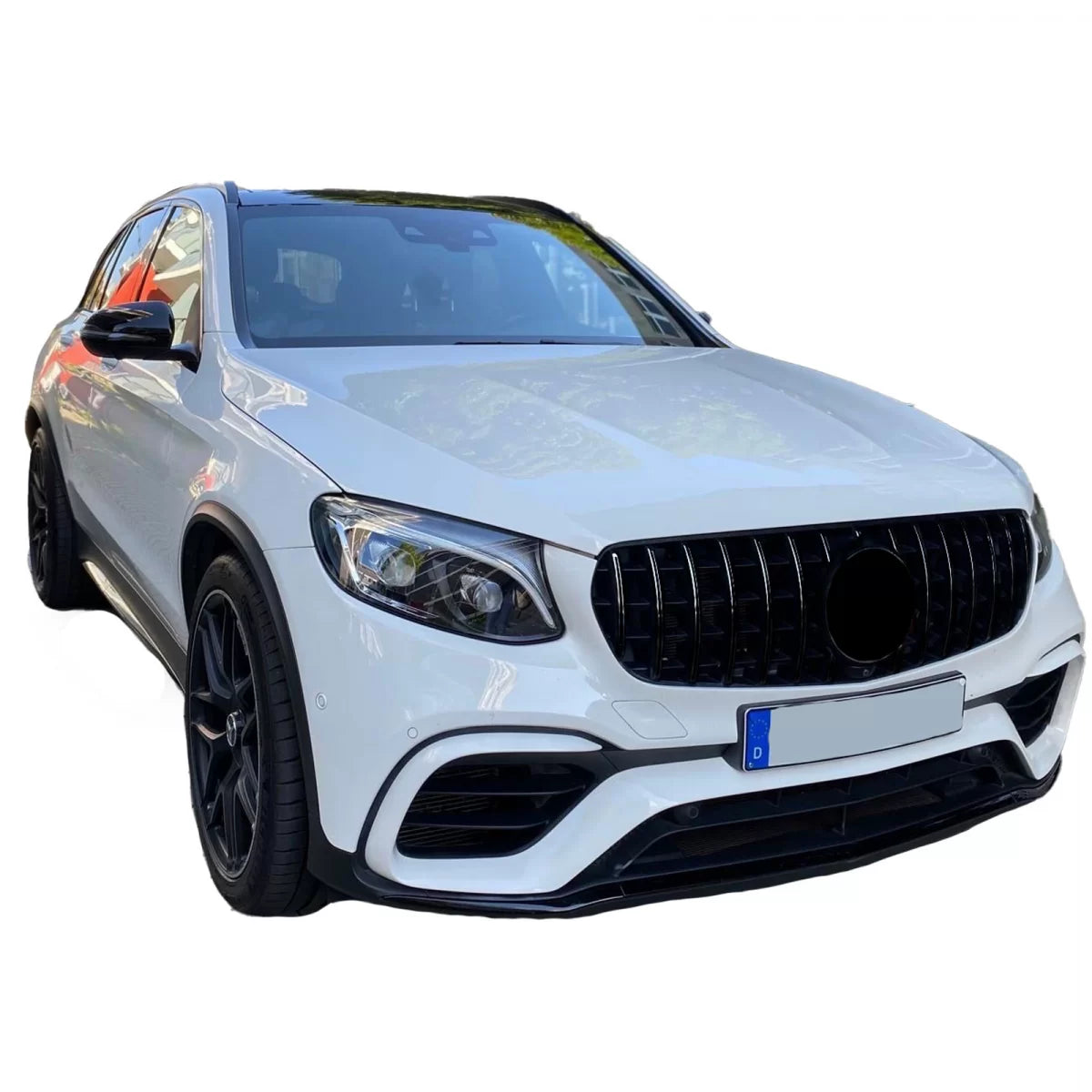 Griglia Anteriore Sportiva Nera Lucida per Mercedes GLC Coupe C253 X253 15-19