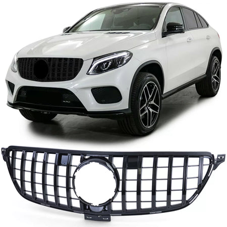 Griglia Radiatore Sportiva Anteriore Nero Lucido per Mercedes GLE Coupe C292