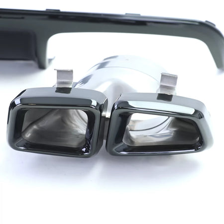 Diffusore Posteriore Sport con Terminali Neri per Mercedes CLS C218 Facelift