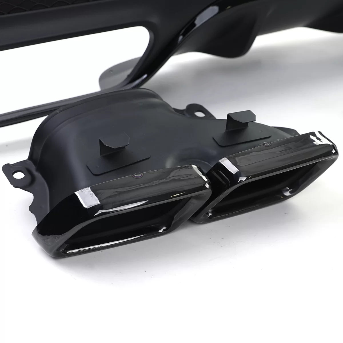 Diffusore Posteriore Sport con Terminali Neri per Mercedes GLE W166 15-18