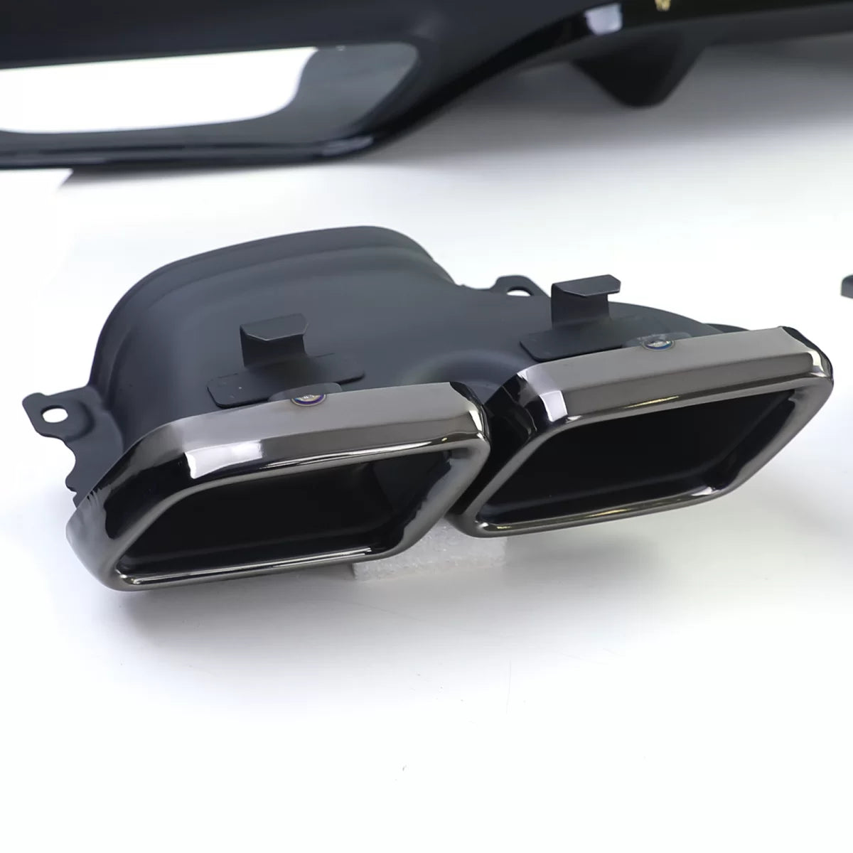 Diffusore Posteriore Sport con Doppio Terminale Nero per Mercedes GLE Coupe C292