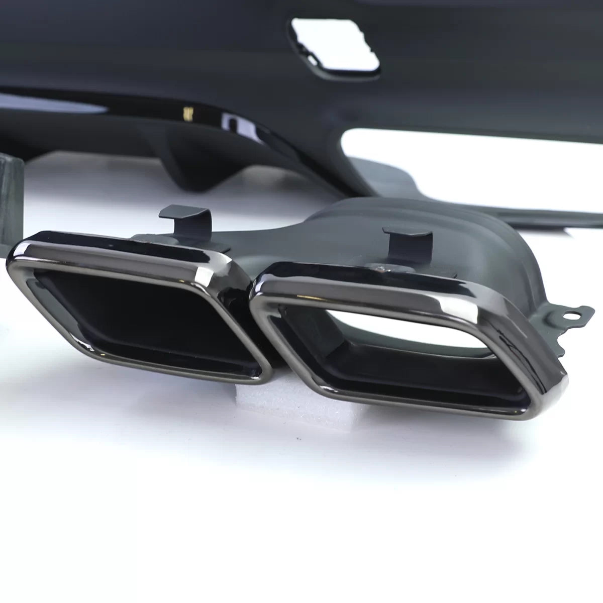 Diffusore Posteriore Sport con Doppio Terminale Nero per Mercedes GLE Coupe C292
