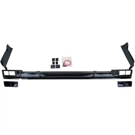 Diffusore Posteriore Sportivo Nero Lucido per Ford Tourneo Transit Custom