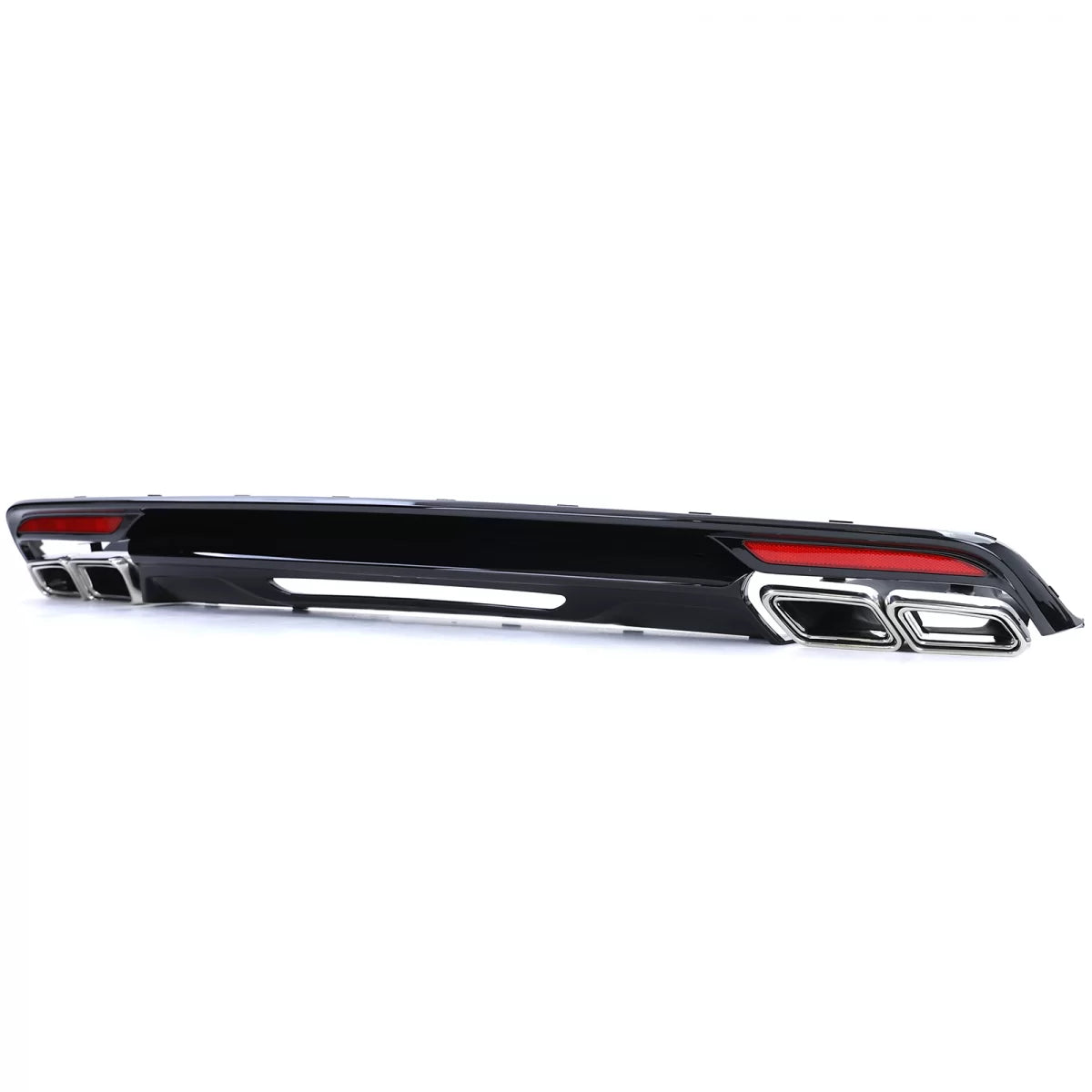 Diffusore Posteriore Sportivo Lucido con Terminali per Mercedes Classe S W222