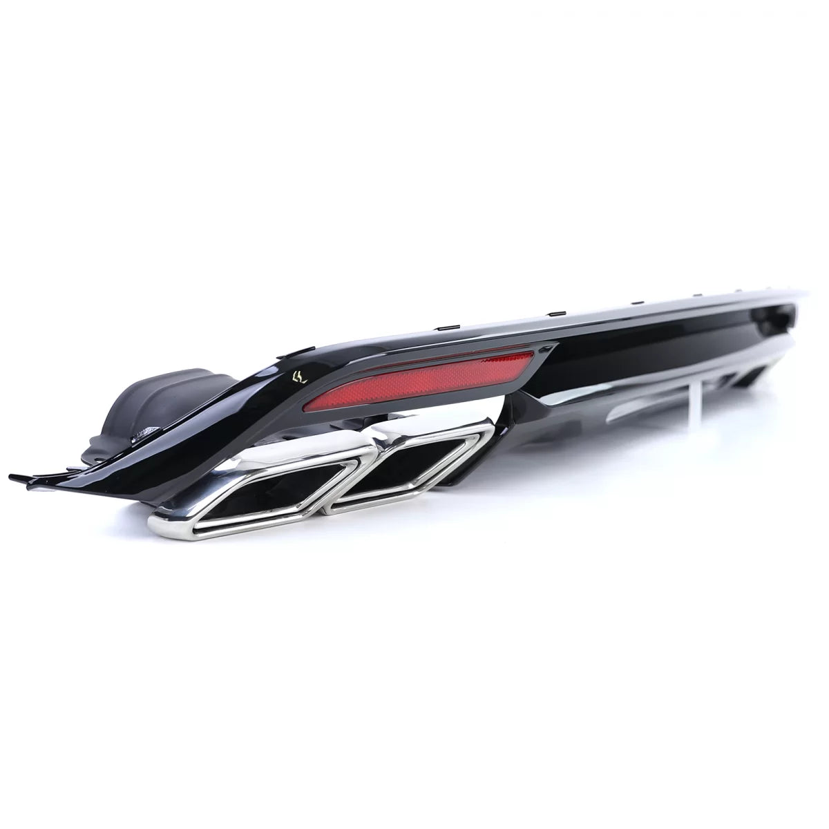 Diffusore Posteriore Sportivo Lucido con Terminali per Mercedes Classe S W222