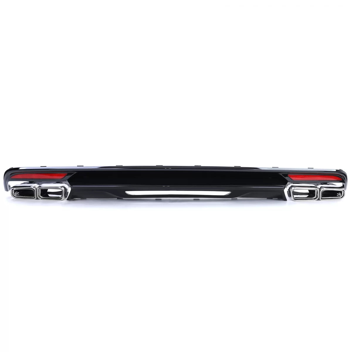 Diffusore Posteriore Sportivo Lucido con Terminali per Mercedes Classe S W222