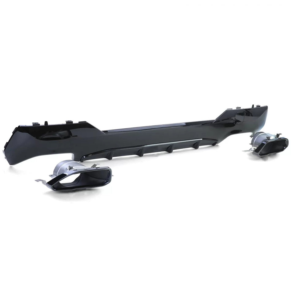 Diffusore Posteriore Sportivo Lucido con Terminali 440 Look per BMW G22 G23 420