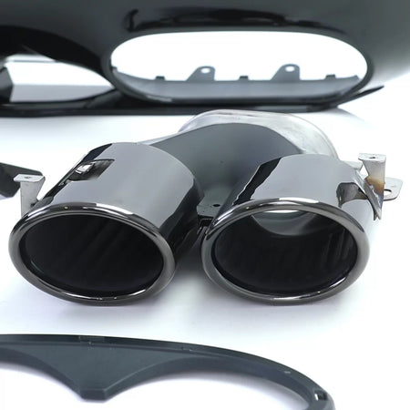 Diffusore Posteriore Sport con Terminali Neri per Mercedes Classe A W177 dal 18