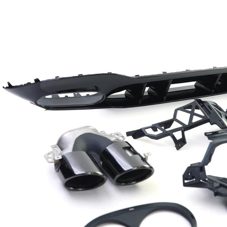 Diffusore Posteriore Sport con Terminali Neri per Mercedes Classe A W177 dal 18