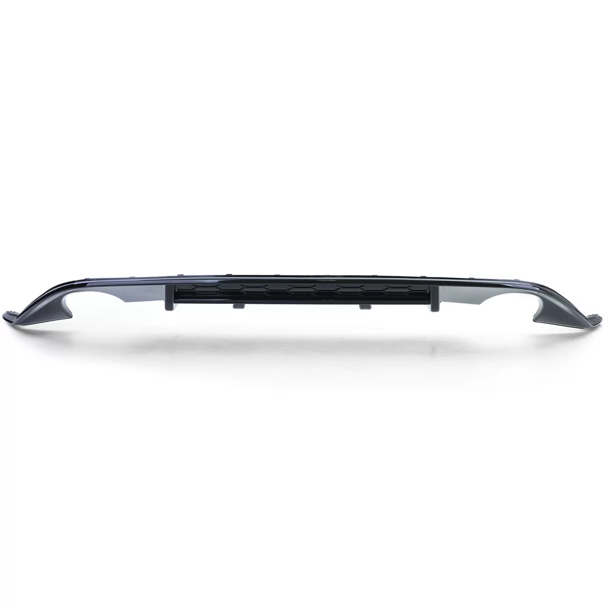 Diffusore Posteriore Sportivo Doppia Uscita Nero Lucido per VW Golf 7 GTI 13-17