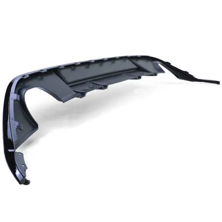 Diffusore Posteriore Sportivo Doppia Uscita Nero Lucido per VW Golf 7 GTI 13-17