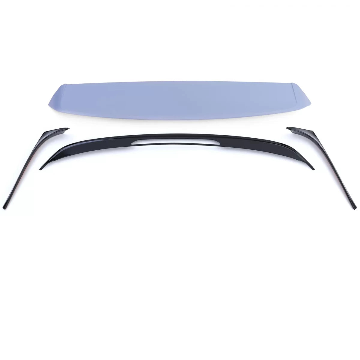 Spoiler Posteriore Sportivo Nero Lucido per Volkswagen Golf 7 Berlina 2012-2017