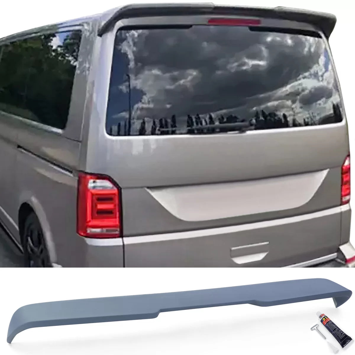 Spoiler Posteriore Sport Edition per Volkswagen Bus T6 T6.1 Portellone dal 15