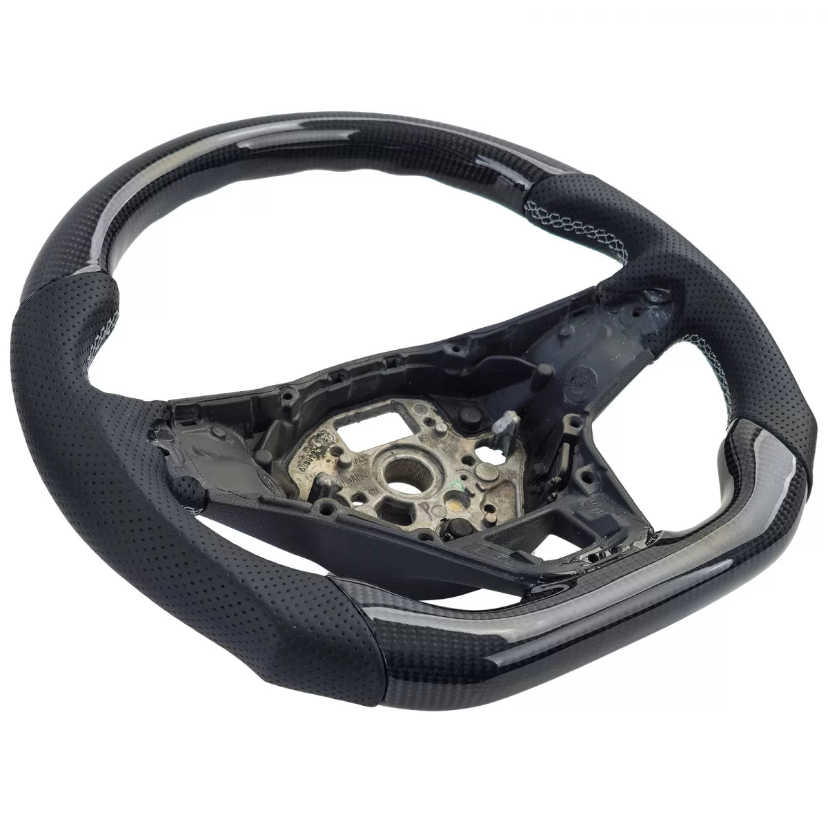 Volante Sportivo Carbonio e Pelle Traforata con Palette VW Transporter T6.1