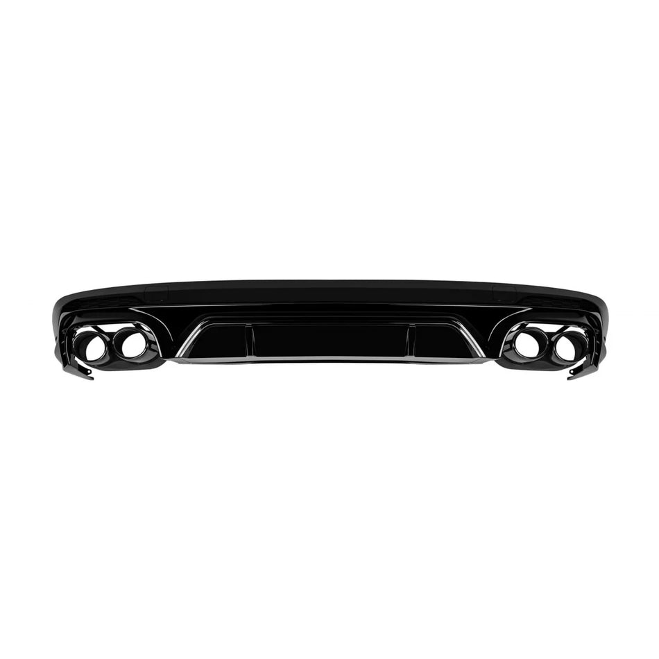 Diffusore Posteriore con Terminali Neri per Audi Q5 S-line 2018-2022