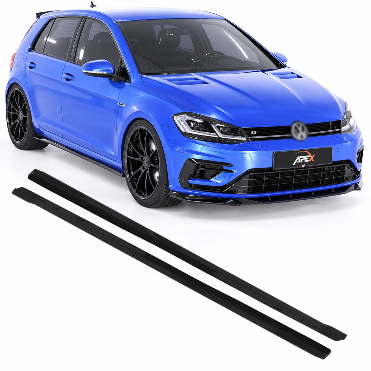 Minigonne per Volkswagen Golf Mk7.5 R 2017–2020