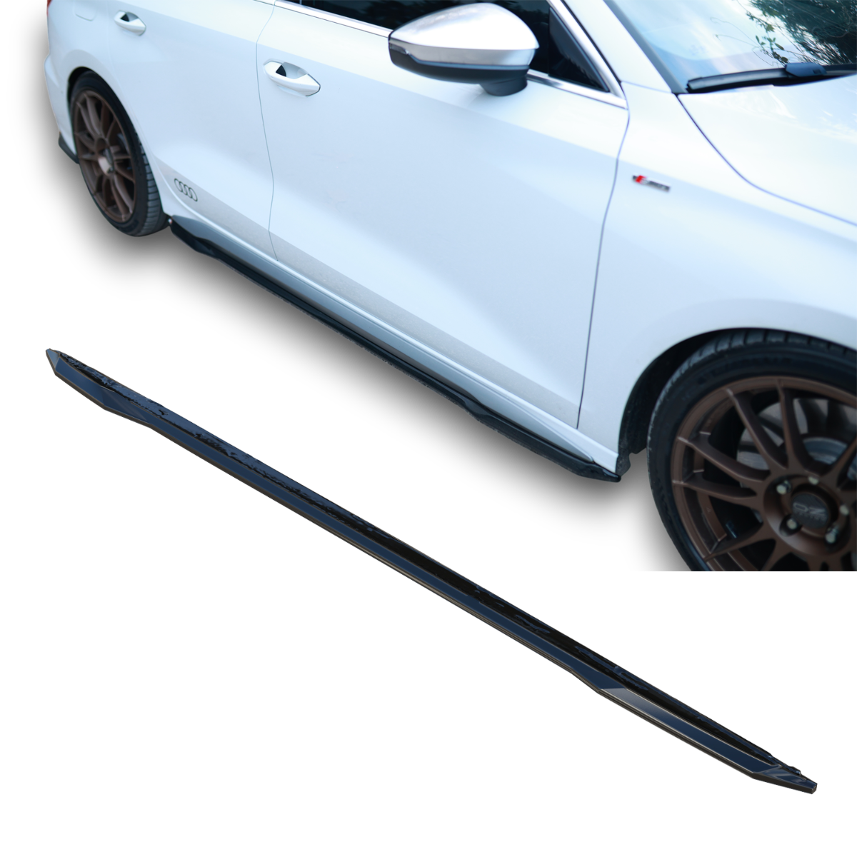 Minigonne per Audi A3/S3/RS3 8Y Berlina 2020–2024