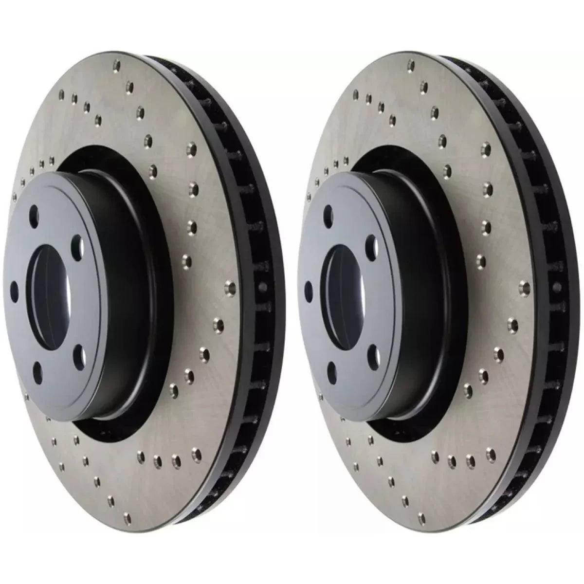 Dischi Freno Anteriori Forati 320mm per Ford Mustang 15-21