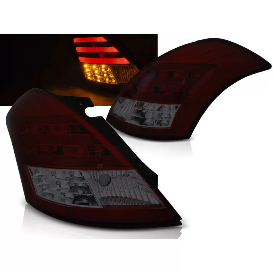 Fanale Posteriore LED Rosso Fumé per Suzuki Swift V 2017>