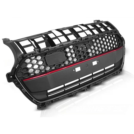 Striscia Decorativa Nera Rossa Sportiva per Suzuki Swift Vi 17-20
