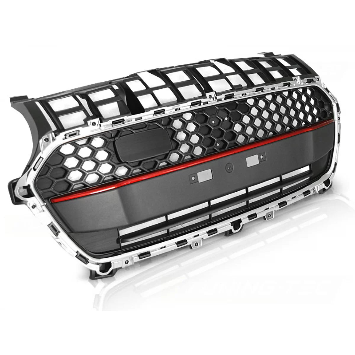 Fascetta Cromata Rossa per Suzuki Swift Vi 2017-2020