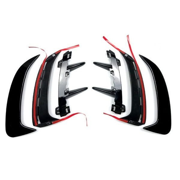 Flap Aerodinamici Neri Posteriori per Mercedes Classe A W177