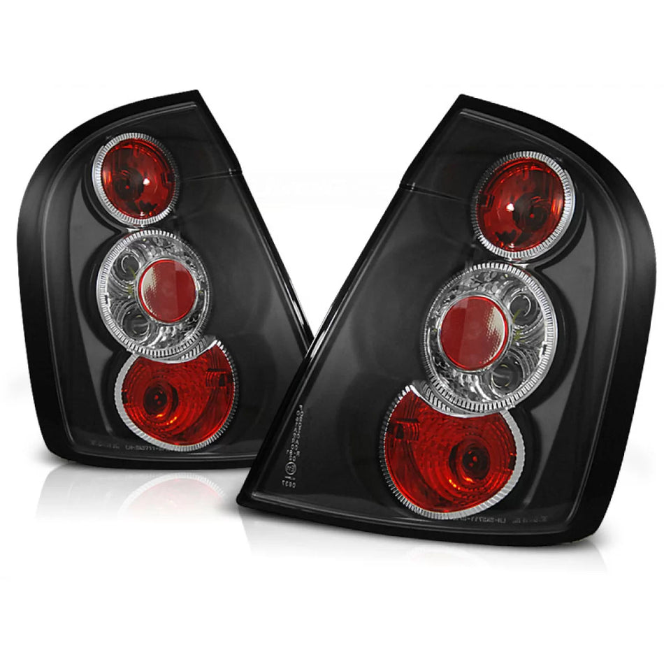 Fanali Posteriori Neri per Skoda Fabia I 12.99-06.04