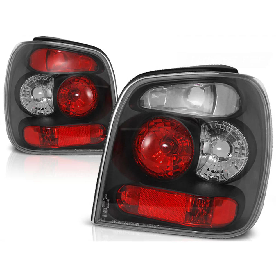 Fanali Posteriori Neri per Volkswagen Polo 6N 10.94-09.99