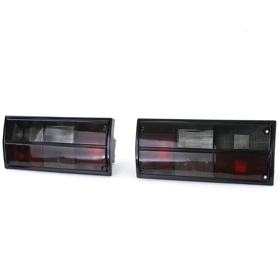 Fanali Posteriori Neri Fumo Coppia per Volkswagen Bus Panel Van Transporter T3