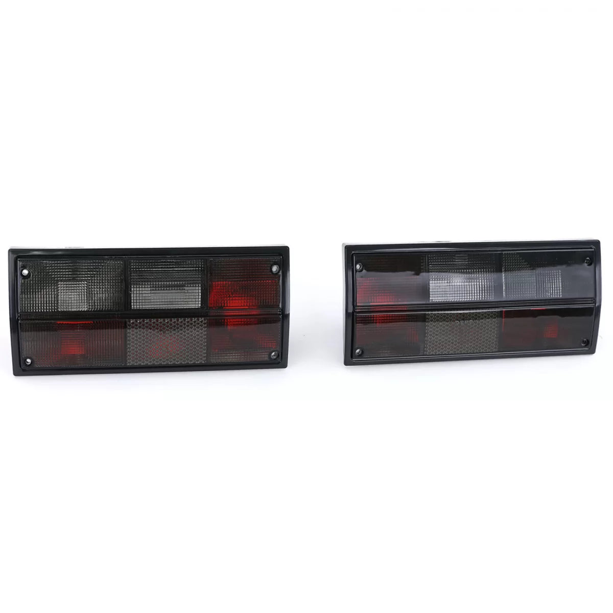 Fanali Posteriori Neri Fumo Coppia per Volkswagen Bus Panel Van Transporter T3