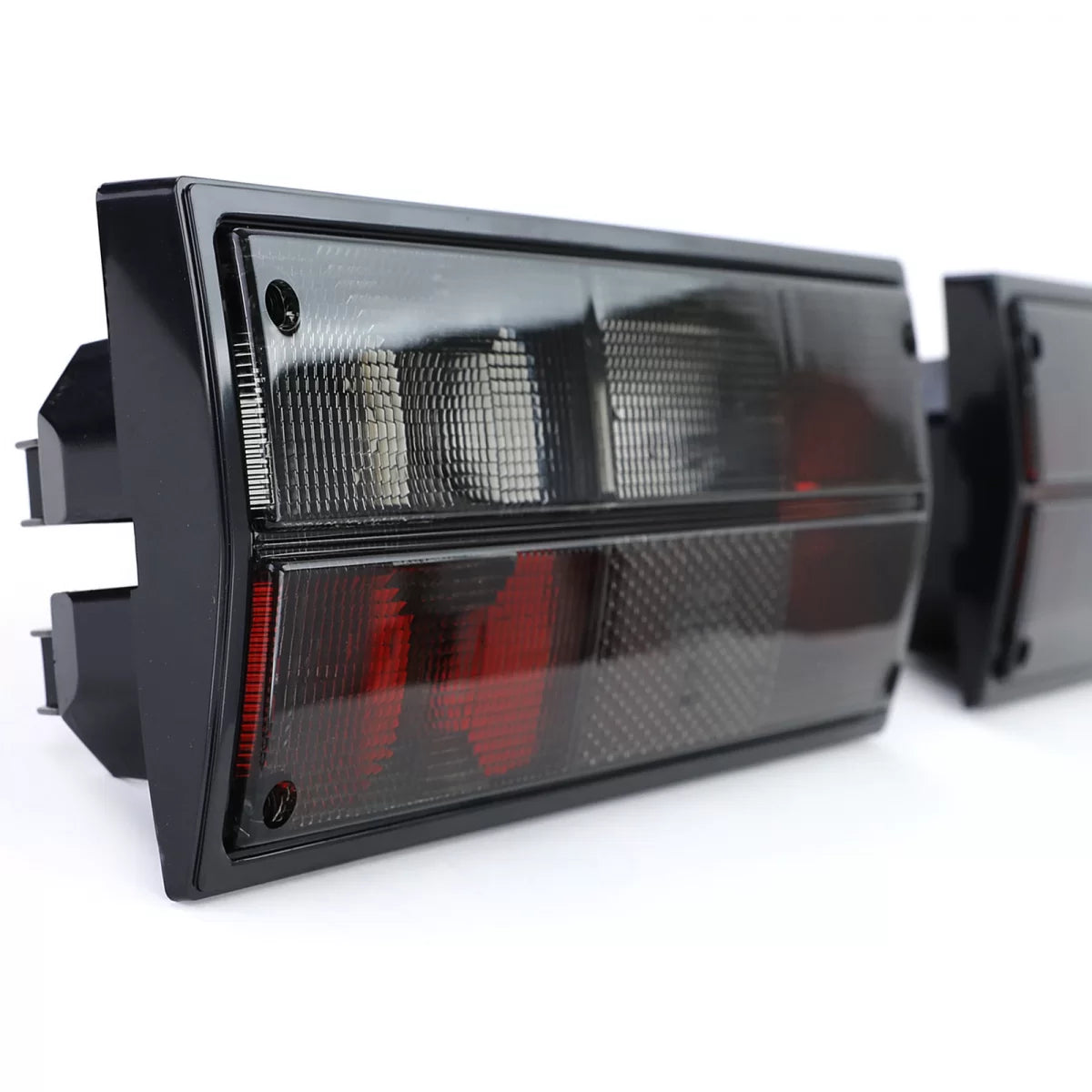 Fanali Posteriori Neri Fumo Coppia per Volkswagen Bus Panel Van Transporter T3