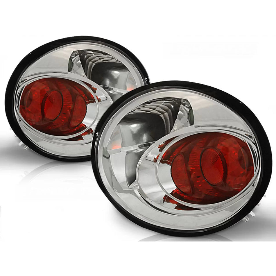 Fanali Posteriori Cromati per Volkswagen New Beetle 10.98-05.05