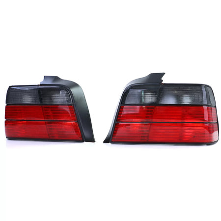 Fanali Posteriori Rosso Nero Fumé per BMW Serie 3 E36 Berlina 90-99