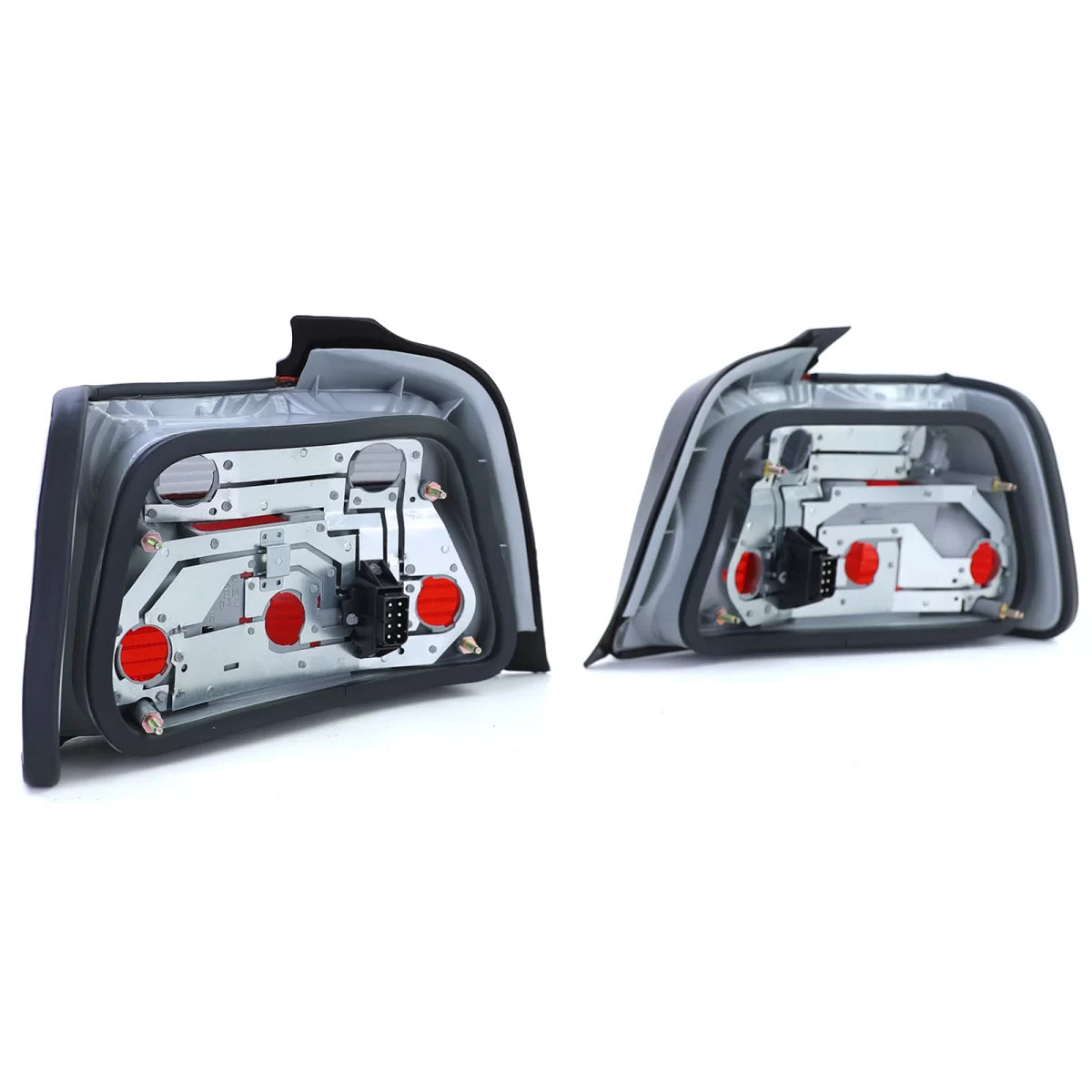 Fanali Posteriori Rosso Nero Fumé per BMW Serie 3 E36 Berlina 90-99