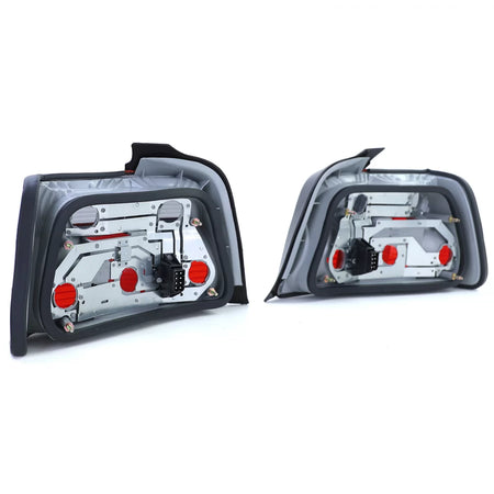 Fanali Posteriori Rosso Nero Fumé per BMW Serie 3 E36 Berlina 90-99