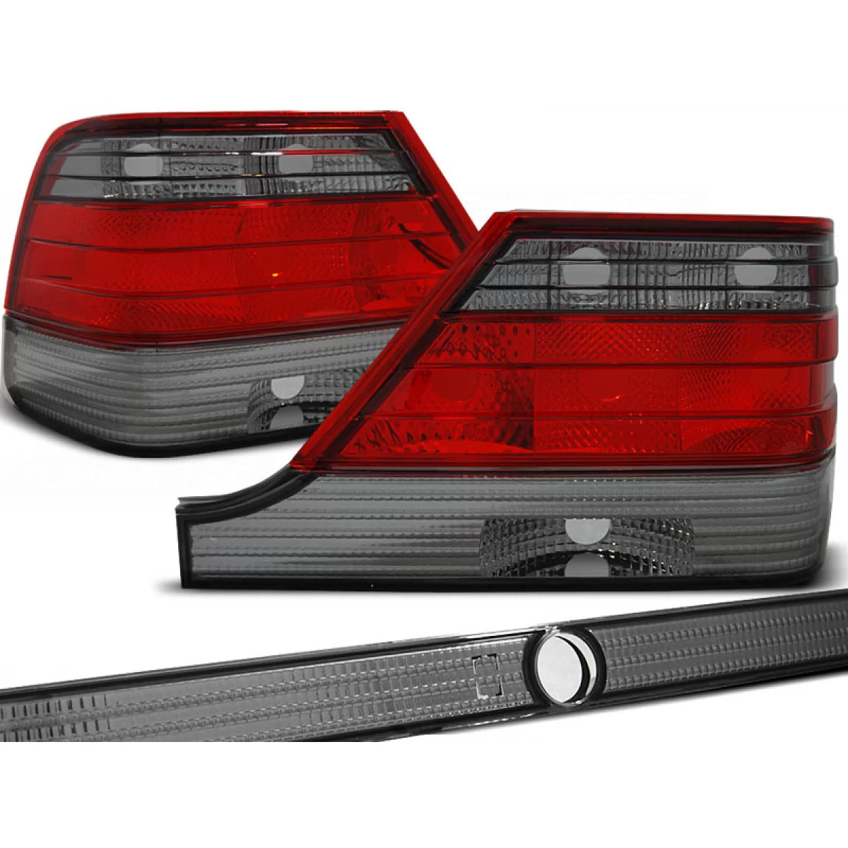 Fanali Posteriori Rosso Fumé per Mercedes W140 95-10.98