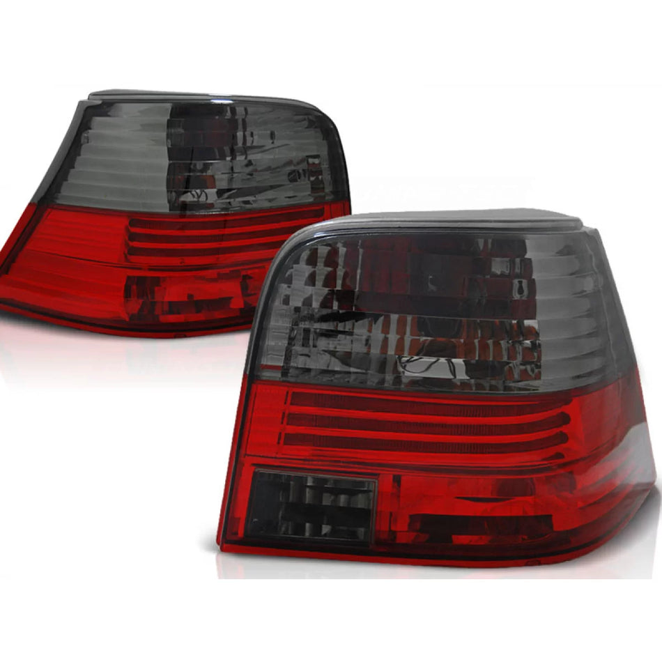 Fanali Posteriori Rosso Fumé per Volkswagen Golf Iv 97-03