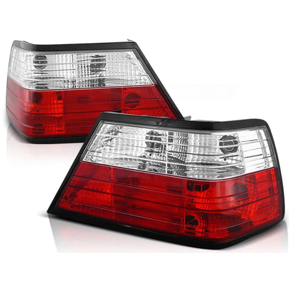 Fanali Posteriori Rosso Bianco per Mercedes W124 E-klasa 01.85-06.95