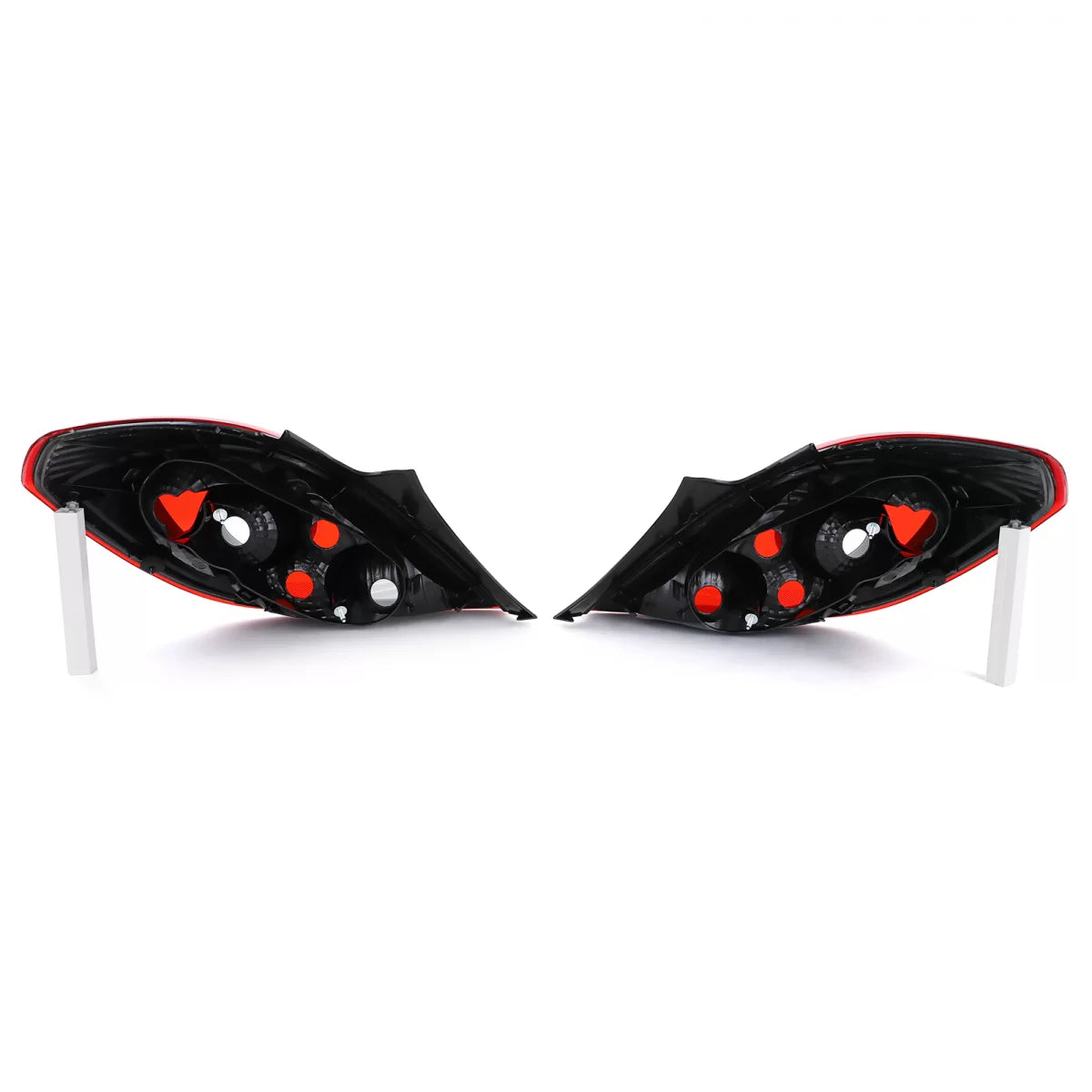 Fanali Posteriori Opacizzati Set per Opel Corsa D 3 Porte 2006-2014