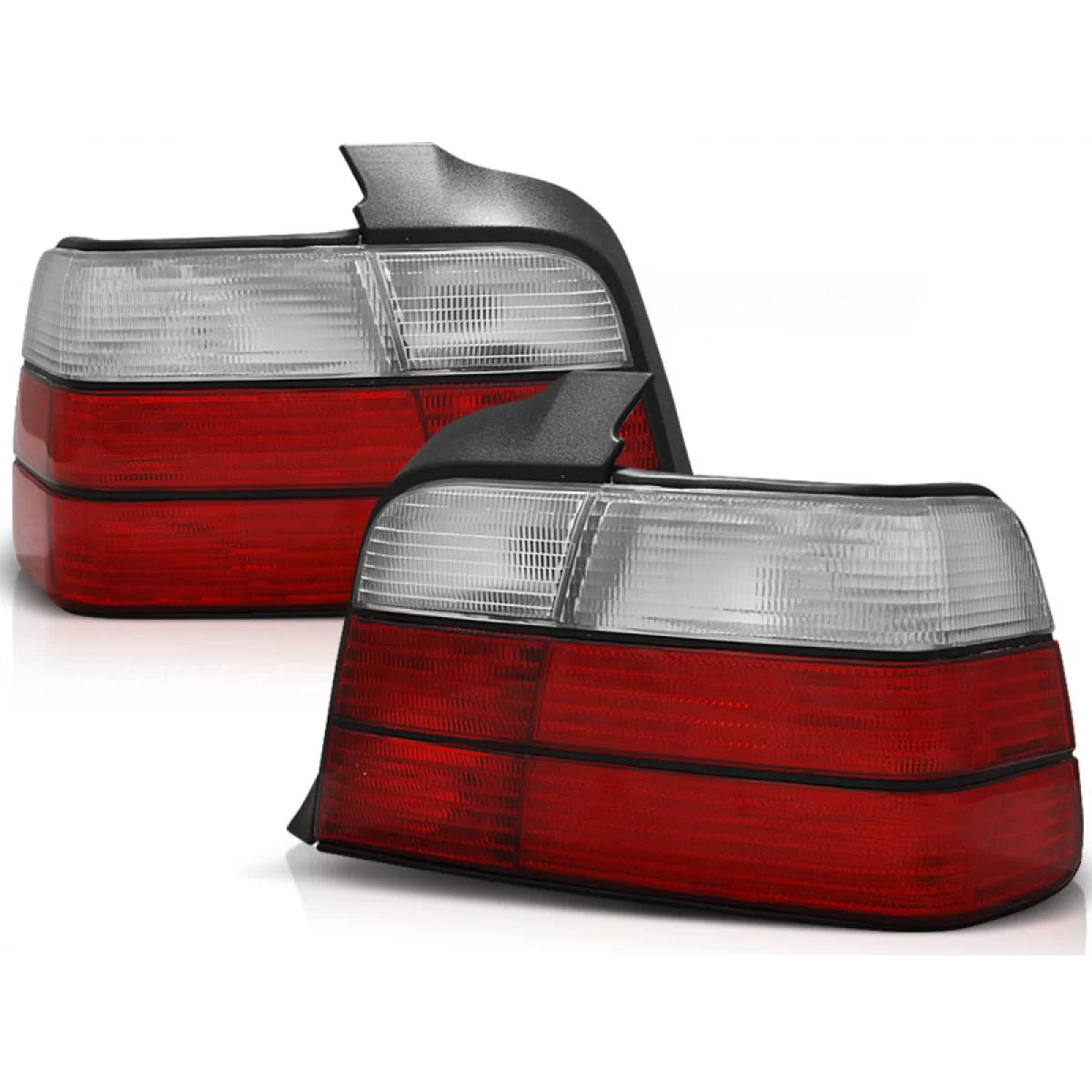 Fanali Posteriori Sportivi Rosso Bianco per BMW E36 Berlina 12.90-08.99
