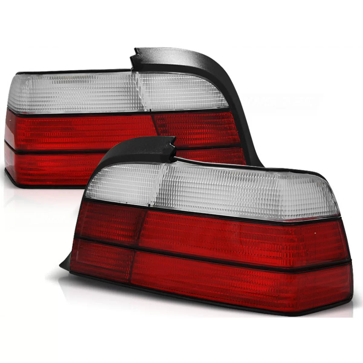 Fanali Posteriori Sportivi Rosso Bianco per BMW E36 Coupe 12.90-08.99