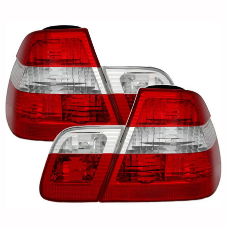 Fanali Posteriori Set Rosso/cristallo per BMW Serie 3 E46 Berlina 01-05