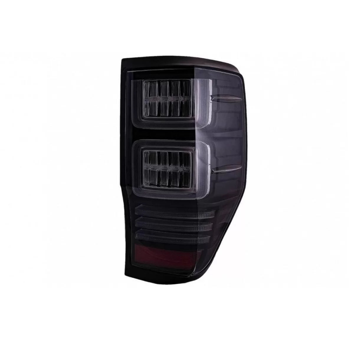 Fanali Posteriori LED Barra Dinamica Neri per Ford Ranger 12-18